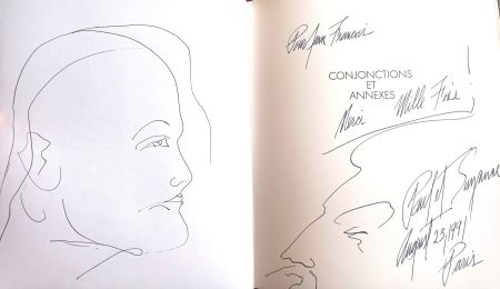 Keine Technische Jenkins - Two Portraits in Ink, signed and dated - Conjonctions et Anexes, 1991