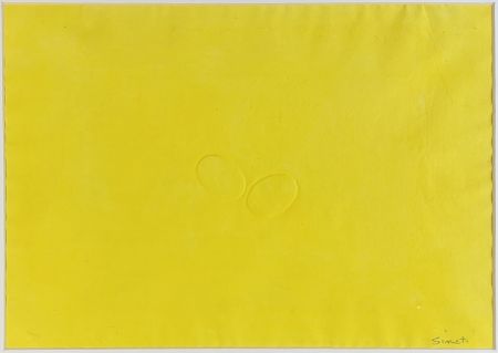 Intaglio Simeti - Two yellow ovals