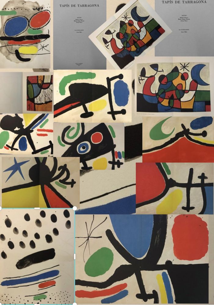 Lithographie Miró - Tápis de Tarragona