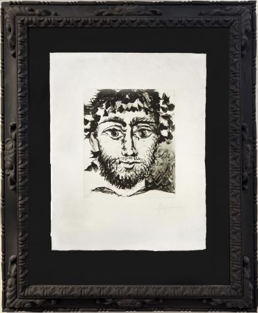 Aquatinta Picasso - Tête de faune (after)