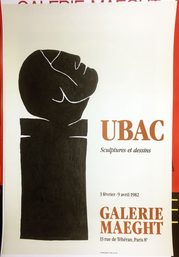 Plakat Ubac - UBAC 82. Sculptures et dessins. 