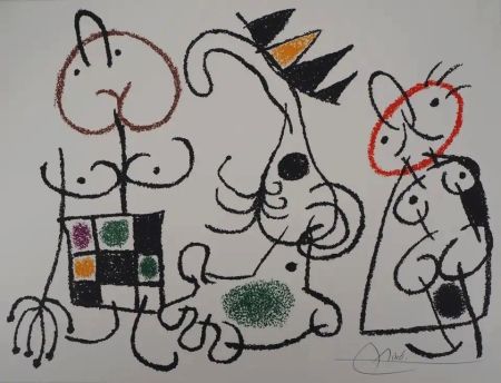Lithographie Miró - Ubu aux baléares