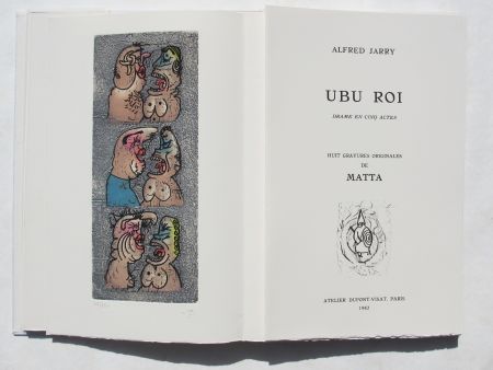 Radierung Und Aquatinta Matta - Ubu Roi. Drame en cinq Actes