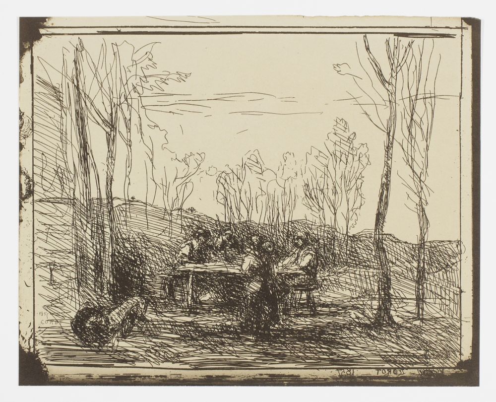 Keine Technische Corot - Un Déjeuner dans la Clairière (Luncheon in the Clearing)