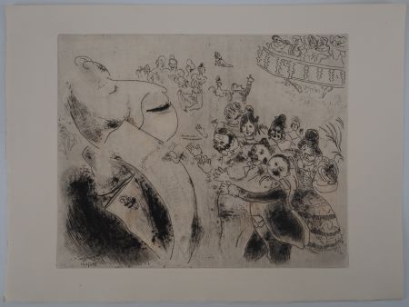 Stich Chagall - Un jour de bal (Apparition de Tchitchikov au bal)
