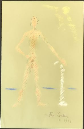 Keine Technische Cocteau - Un Personnage Debout et Nu (A Nude Standing Figure)