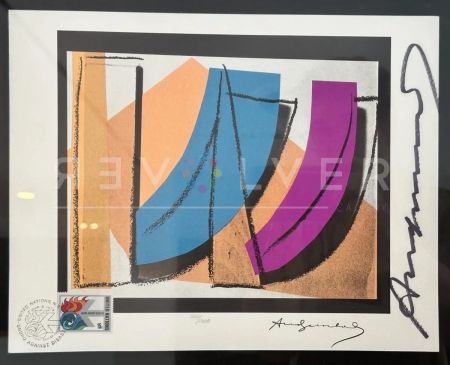 Lithographie Warhol - U.N. Stamp 185