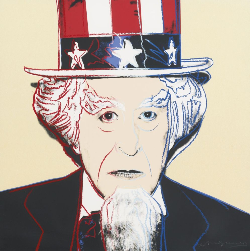 Siebdruck Warhol - Uncle Sam (FS II.259)