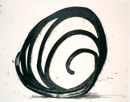 Lithographie Venet - Undetermined Line 1