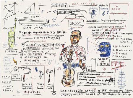 Siebdruck Basquiat - Undiscovered Genius