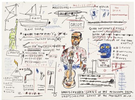 Siebdruck Basquiat - Undiscovered Genius