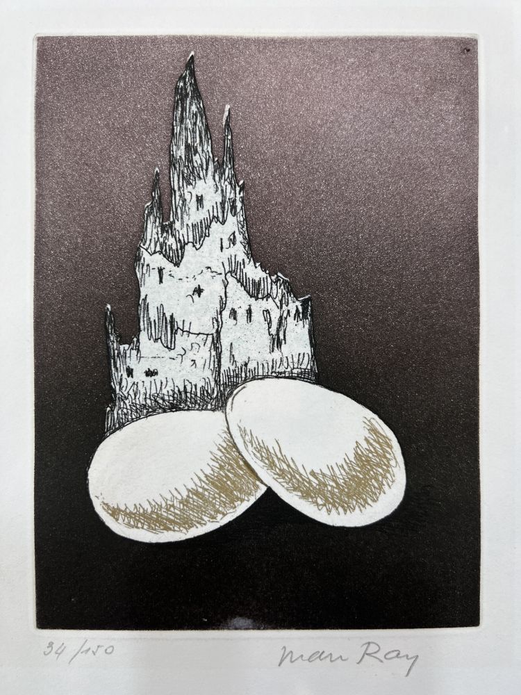 Radierung Und Aquatinta Ray - Une cathédrale , from the series “Electro-Magie
