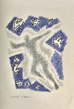 Lithographie Masson - Une étoile de craie