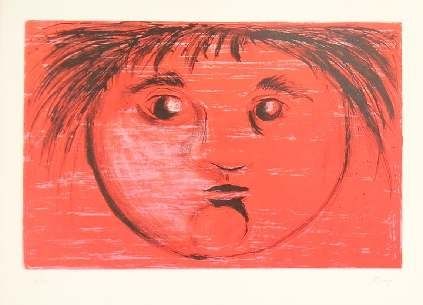 Lithographie Baj - UNTITLED