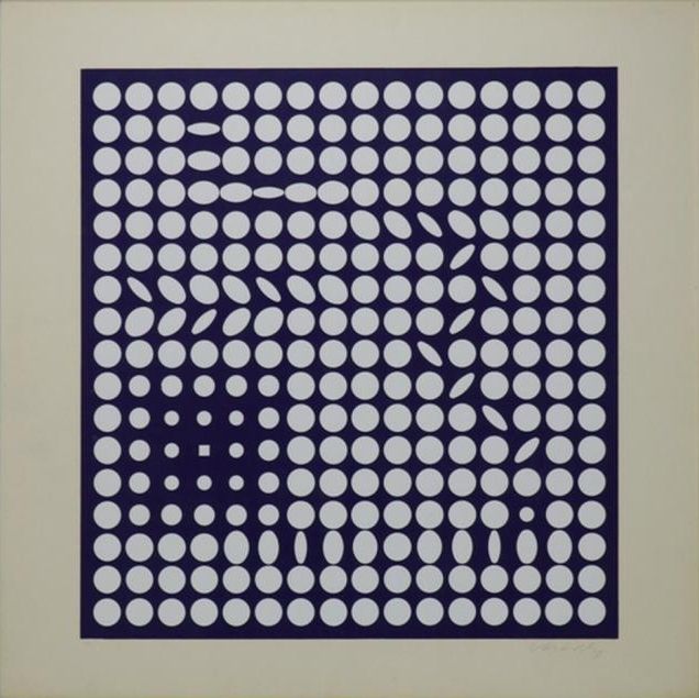 Siebdruck Vasarely - Untitled