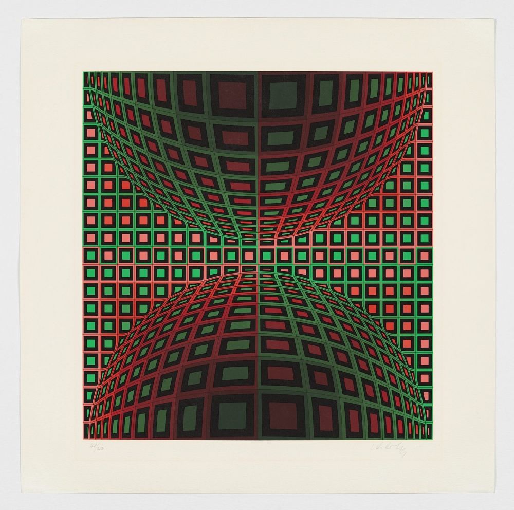 Siebdruck Vasarely - Untitled