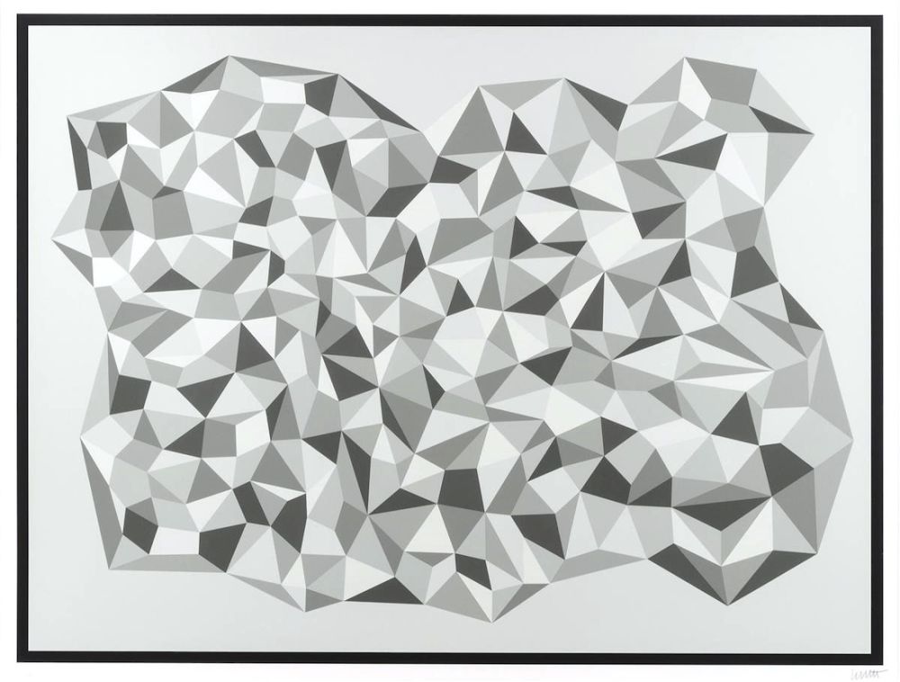 Siebdruck Lewitt - Untitled