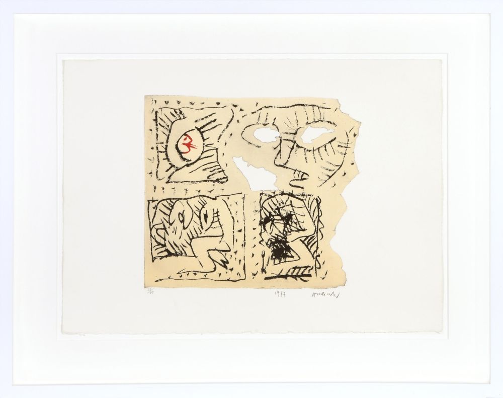 Aquatinta Alechinsky - Untitled