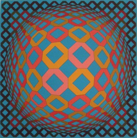 Siebdruck Vasarely - Untitled