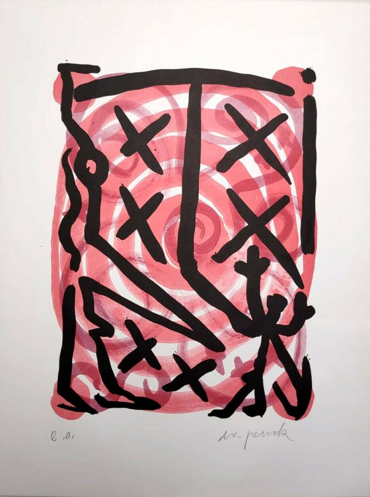 Lithographie Penck - Untitled