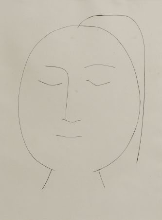 Radierung Picasso - Untitled 
