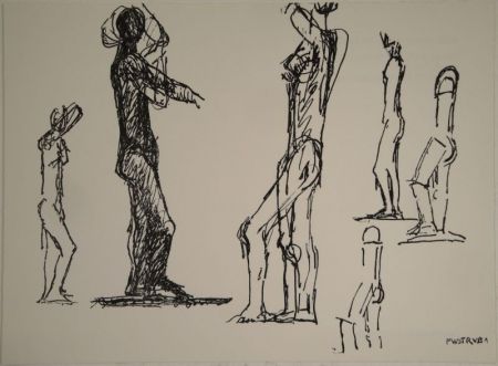 Lithographie Wotruba - Untitled