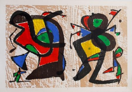 Holzschnitt Miró - Untitled