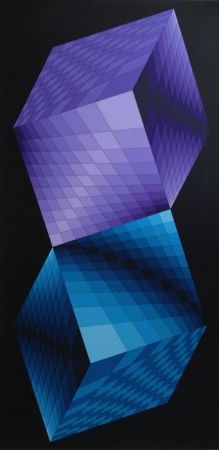 Siebdruck Vasarely - Untitled
