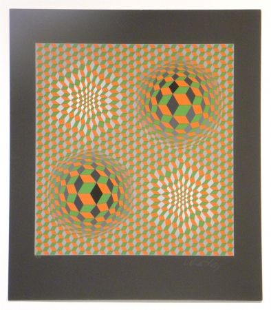 Siebdruck Vasarely - Untitled #6