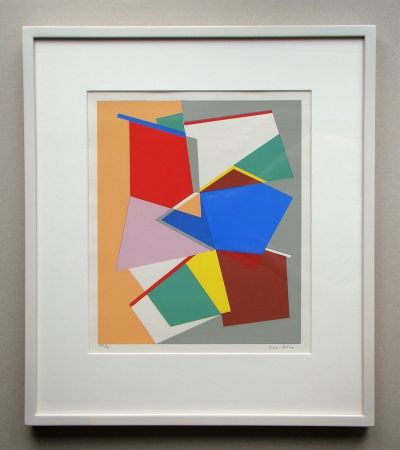 Siebdruck Dias - Untitled abstract composition