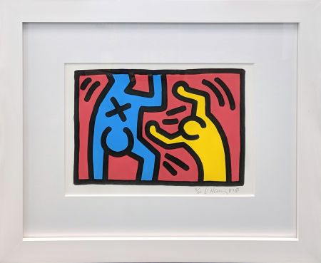 Lithographie Haring - UNTITLED (D)