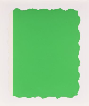 Aquatinta Flavin - Untitled, from Sequences - Green
