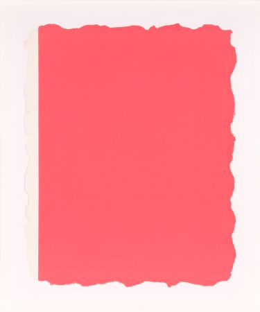 Aquatinta Flavin - Untitled, from Sequences - Pink