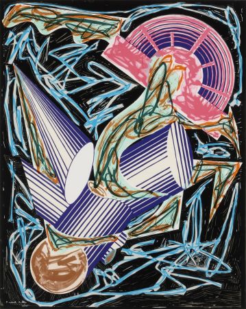 Siebdruck Stella - Untitled (Frontispiece from Illustrations after El Lissitzky's Had Gadya)