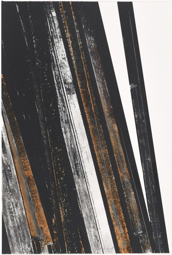 Siebdruck Venet - Untitled II (Lignes droites)