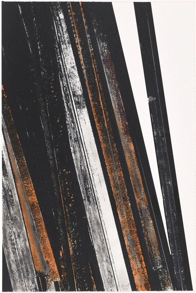 Siebdruck Venet - Untitled II (Lignes droites)