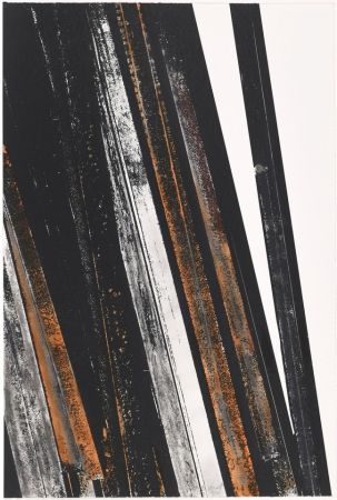 Siebdruck Venet - Untitled II (Lignes droites)