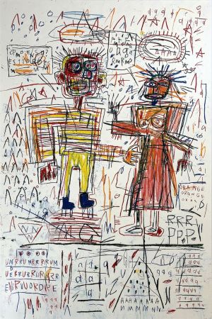 Siebdruck Basquiat - Untitled III from The Figure Portfolio