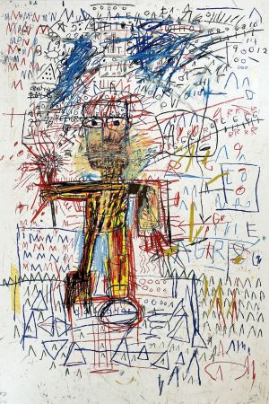 Siebdruck Basquiat - Untitled IV from The Figure Portfolio