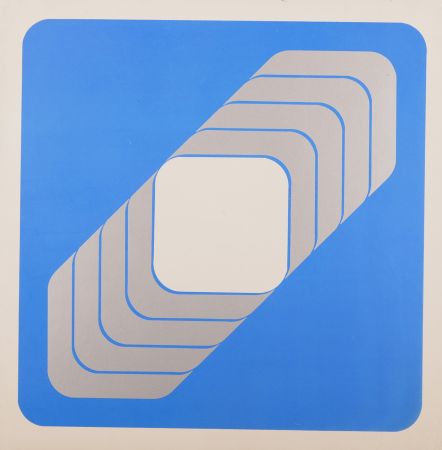 Siebdruck Lenk - Untitled (Opt Art), 1967