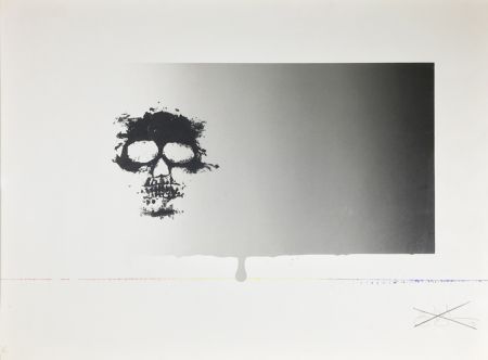 Siebdruck Johns - Untitled (Skull)