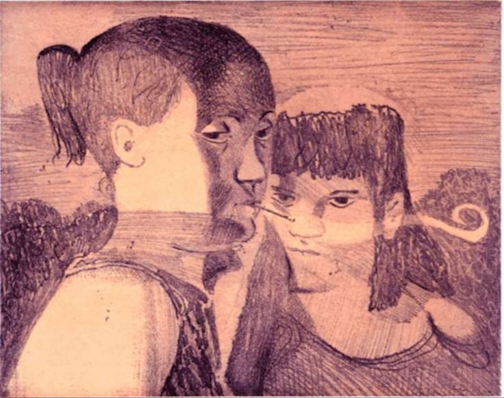 Stich Bollinger - Untitled (Twined Gazes)