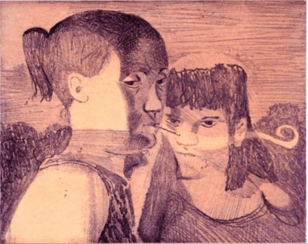 Stich Bollinger - Untitled (Twined Gazes)