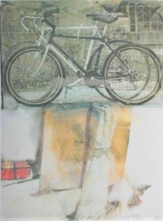 Siebdruck Rauschenberg - Untitled (Two Bicycles)