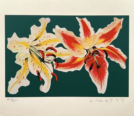 Siebdruck Nesbitt - Untitled (Two Lilies)