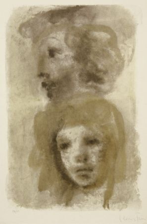 Lithographie Fini - Untitled (two portraits)