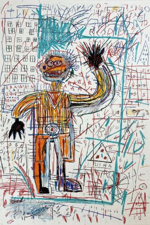Siebdruck Basquiat - Untitled V from The Figure Portfolio