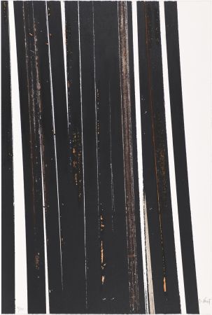 Siebdruck Venet - Untitled X (Lignes droites)
