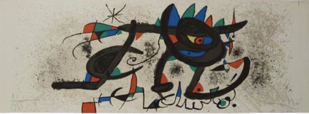 Lithographie Miró - Untitled/Sin título