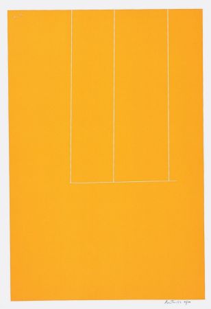 Siebdruck Motherwell - Untitled/Yellow